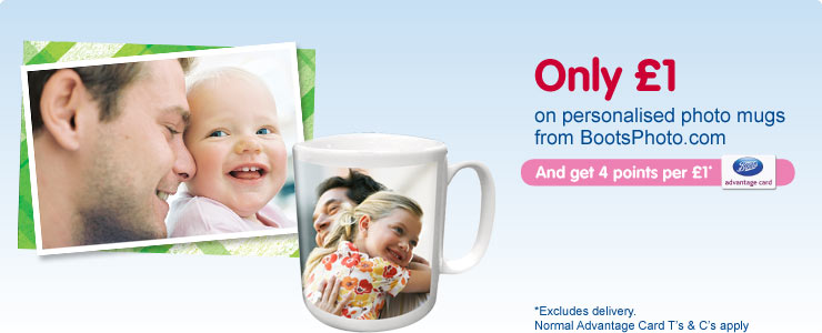 £1 personalised photo mug